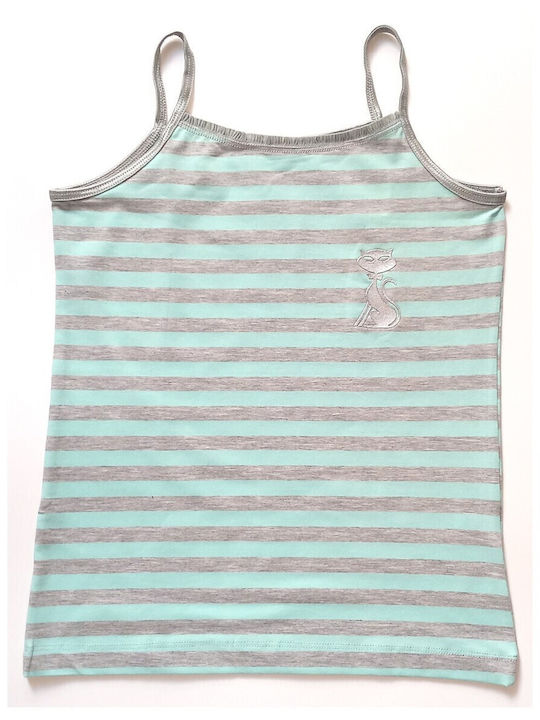 Berrak Kinder-Set Slip mit Unterhemd Mint-grey 2Stück