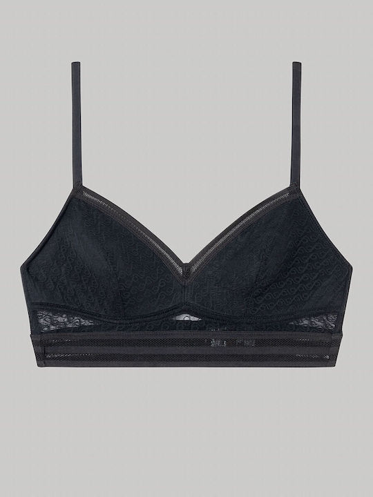 Black Women's Bralette Bra 2/10111T
