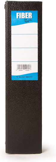 Fiber Plastic File Box with Rubber Band 35x25cm