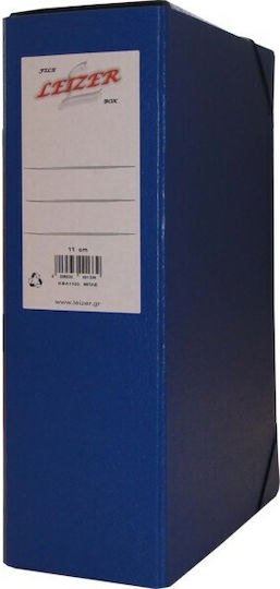 Leizer Aktenbox 35x11x25cm Blau 1Stück