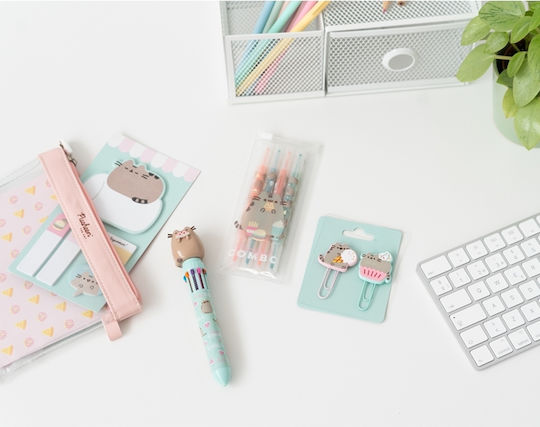 Pusheen Kids Stationery Set with Pen, Pencil Holder and Pencil Case 13pcs