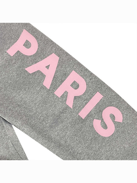Kinder Leggings Lang Grey/Pink