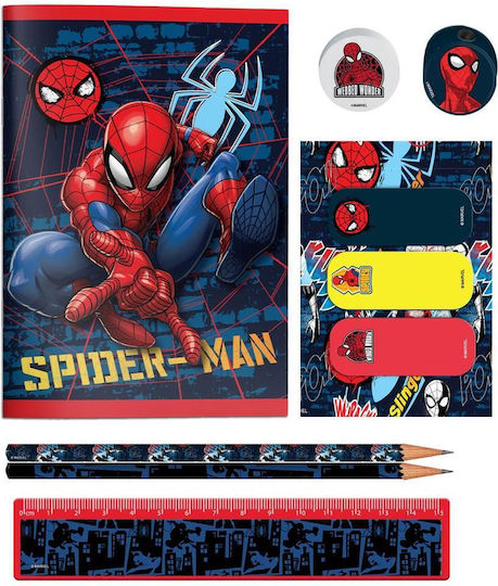 Spiderman Παιδικό Σετ Γραφικής Ύλης