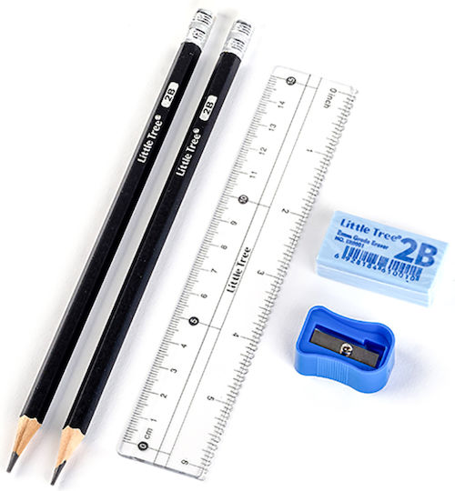 Exam Pencil Pack 5 In 1