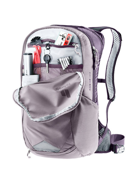 Deuter Air 14 + Ορειβατικό Σακίδιο 14lt Αδιάβροχο Μωβ Daypack