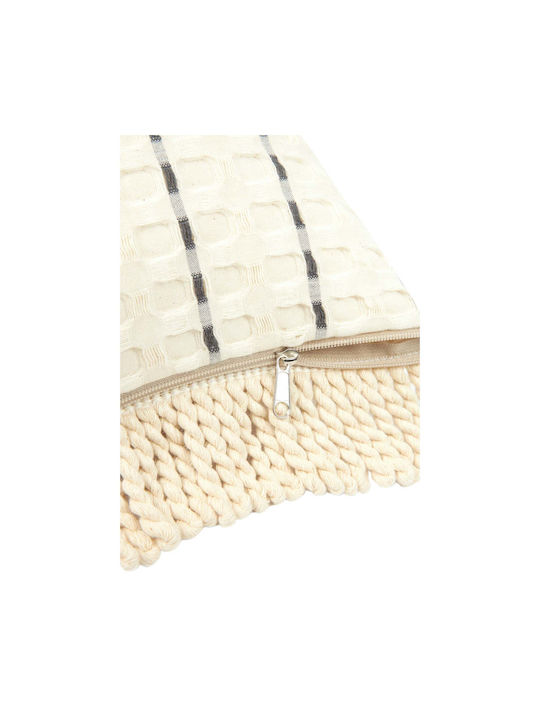 Nobodinoz Portofino Sofa Cushion 100% Cotton Black 23x35cm