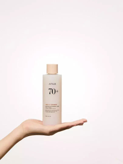 Anua Rice 70 + Ceramide Milky Liquid Facial Toner with Niacinamide Panthenol & Hyaluronic Acid 250ml