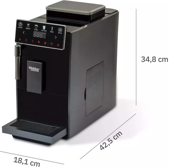 Webber A7 Veneto 1350W Налягане 19бар с мелачка Черна