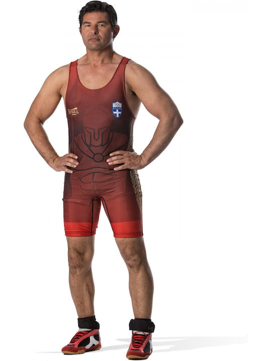 Olympus Sport Wrestling Singlet Ανδρική Στολή Πάλη Μπλε