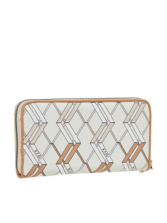 Groß Damen Geldbörse Klassisch Beige