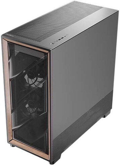 Antec Flux Pro Gaming Full Tower Κουτί Υπολογιστή με Πλαϊνό Παράθυρο Μαύρο