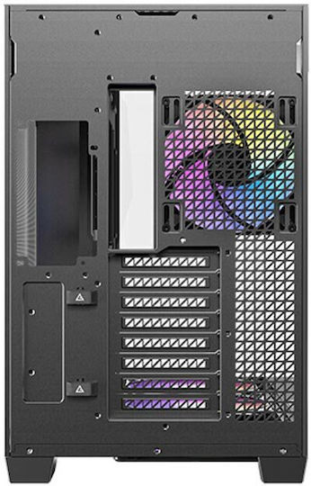 Antec C8 ARGB Геймърско бюро Пълна кула Компютърна кутия със страничен прозорец Черен