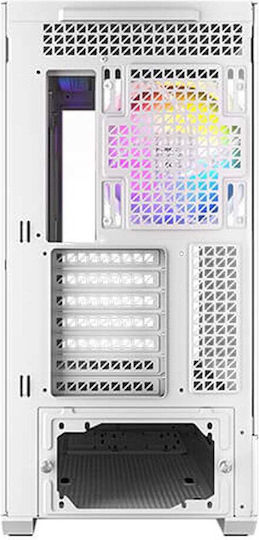 Antec C7 ARGB Gaming Midi Tower Κουτί Υπολογιστή με Πλαϊνό Παράθυρο Λευκό