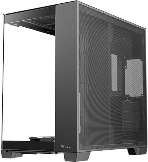 Antec C8 ARGB Геймърско бюро Пълна кула Компютърна кутия със страничен прозорец Черен