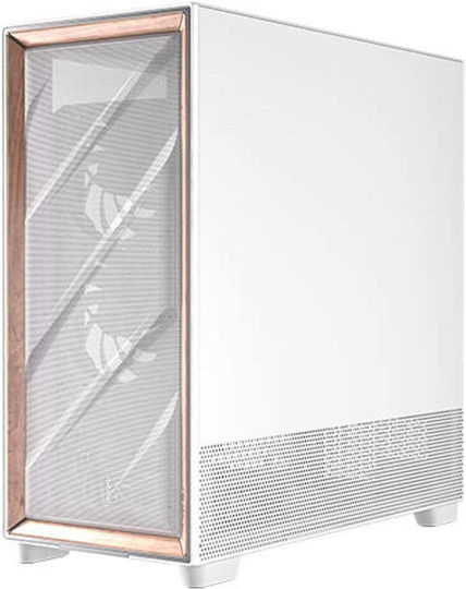 Antec Flux Pro Gaming Full Tower Computer Case with Side Window White
