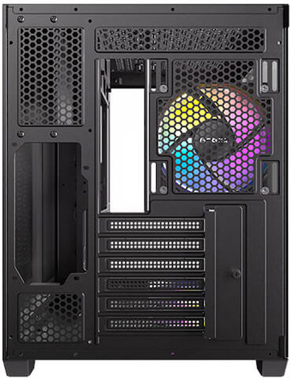 Antec CX800 RGB Gaming Midi Tower Κουτί Υπολογιστή με Πλαϊνό Παράθυρο Wood