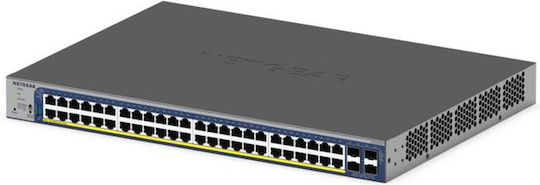 NetGear GS752TXP Managed PoE Switch με 52 Θύρες Gigabit (1Gbps) Ethernet και 4 SFP Θύρες