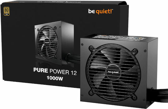 Be Quiet Pure Power BP005EU 1000W Μαύρο Τροφοδοτικό Υπολογιστή Full Wired 80 Plus Gold