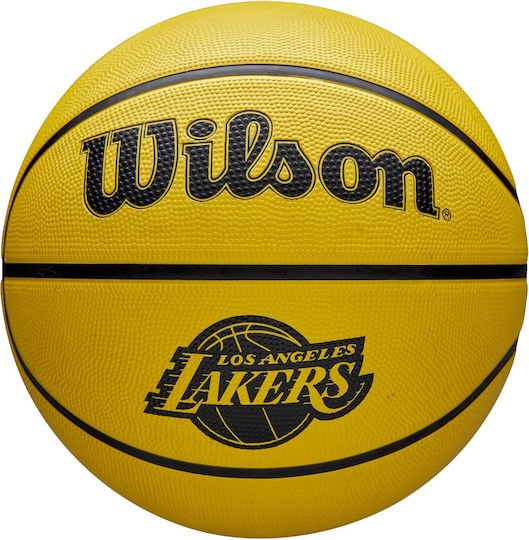 Wilson Team Tribute Solid Los Angeles Lakers Basketball Ball Outdoor