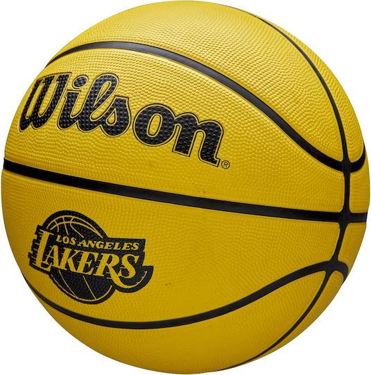 Wilson Team Tribute Solid Los Angeles Lakers Basketball Ball Outdoor