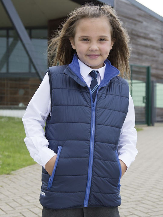 Kinderjacken & Winterjacken Casual Ärmellos Kurze mit Futter Marineblau/Royal