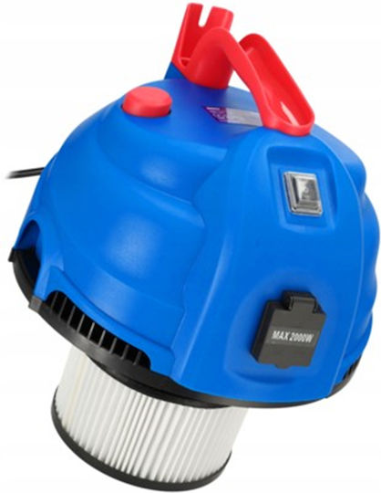 Dedra Σκούπα Υγρών / Στερεών 1600W με Ανοξείδωτο Κάδο 30lt