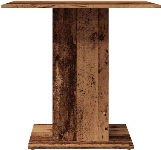 Square Table Dining Room Wooden Coffee 80x80x75cm