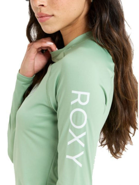 Quiksilver Whole Hearted Women's Long Sleeve Sun Protection Shirt Green