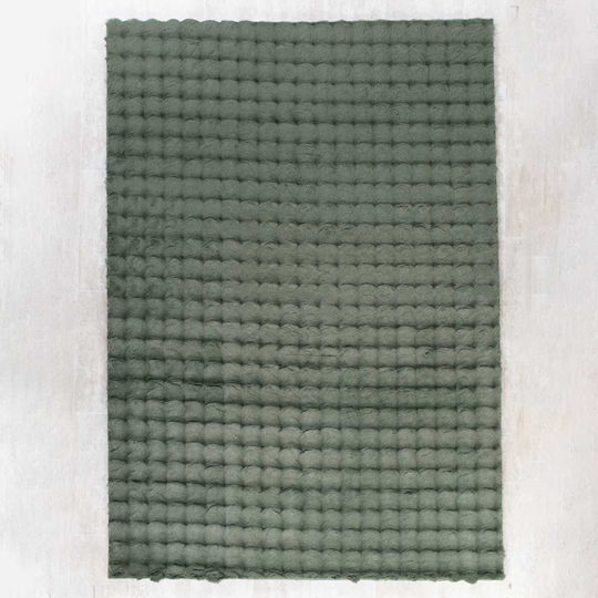 Tzikas Carpets Fuzzy 26164-041 Rug Rectangular Shaggy Furry Green