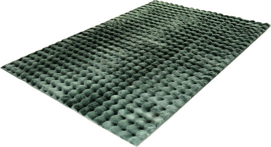 Tzikas Carpets Fuzzy 26164-041 Rug Rectangular Shaggy Furry Green