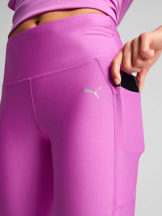 Run Velocity Laufen Frauen Capri Leggings Rot