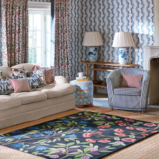 Sanderson Covor Rectangular Indigo
