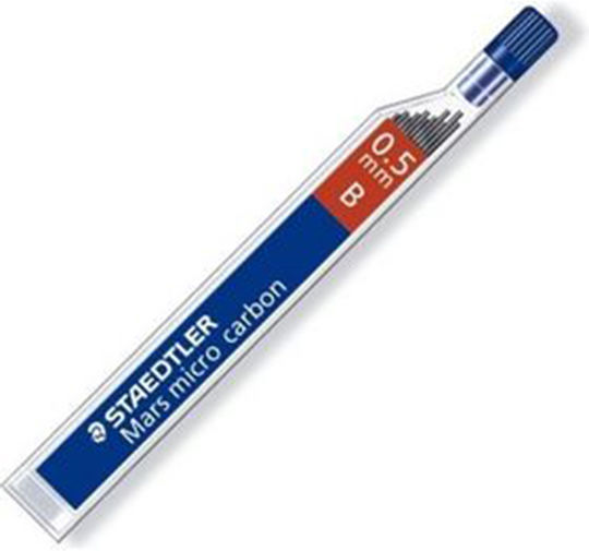 Staedtler 12 Συσκευασίες x 12 Μύτες Μολυβιού Mars Πάχους 0.5mm Τύπου HB