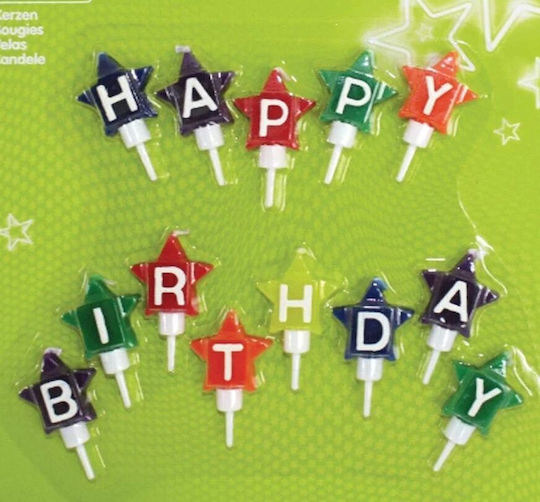 Amscan Κεράκι Γενεθλίων Happy Birthday 13τμχ