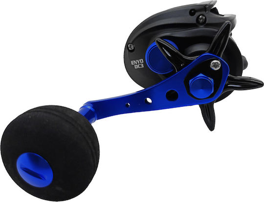 Oceanic Enyo DC3 Left Handed Fishing Reel for Tai Rubber, Vertical and Baitcasting