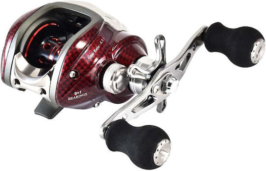 Tatler BC 200 LH 200 LH Fishing Reel for Jigging Tai Rubber Baitcasting for Left-Handers