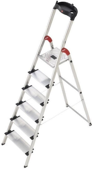 Hailo Leiter Aluminium mit 7+1 Stufen