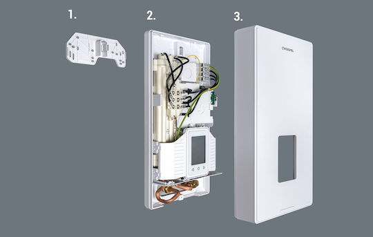 Kospel Wall Mounted Inverter Electric Three-Phase Instant Water Heater for Central Installation 24kW