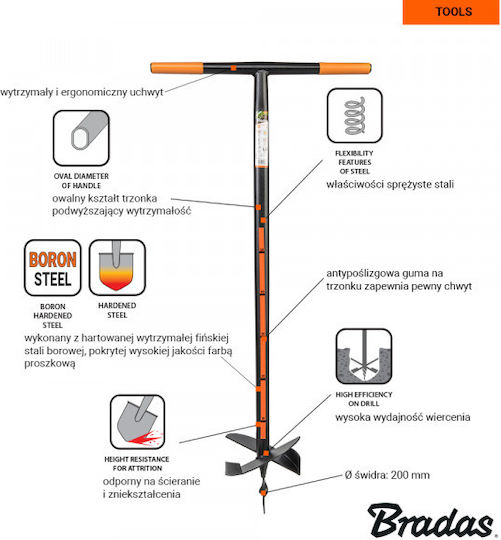 Bradas Hand Drill KT-V2052