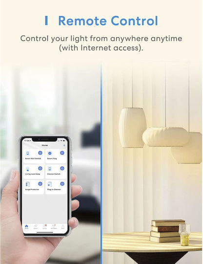 Meross Intelligenter Schalter 1 Kanal Wi-Fi Mit Neutral