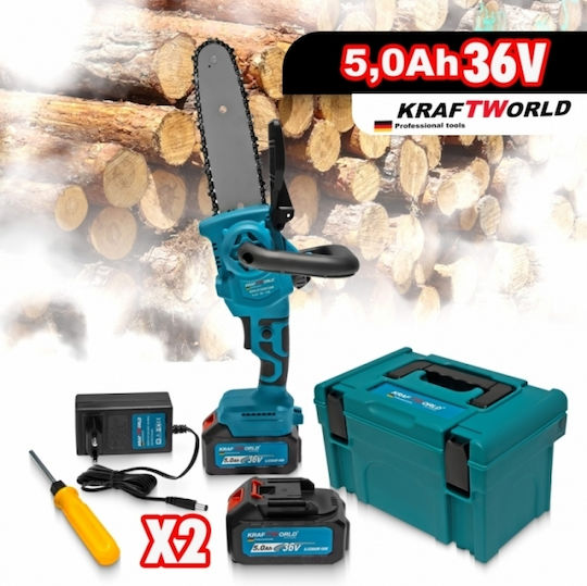 Kraft World Презареждаемо Кастрене 36V 1.2кг с шина 20см