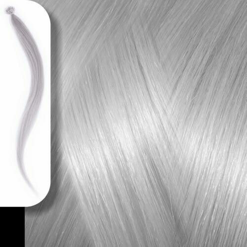 Yanni Extensions Extension Κερατίνης με Φυσική Τρίχα σε Ασημί Χρώμα 50cm