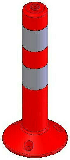 Plastic Traffic Columns W45xH45cm