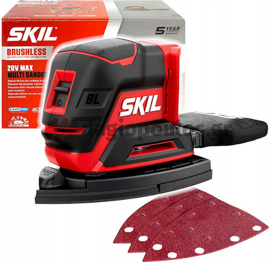 Skil SR1E3720CD Πολυτριβείο 20V Solo με Σύστημα Αναρρόφησης