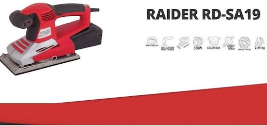 Raider RD-SA19 Παλμικό Τριβείο 350W με Ρύθμιση Ταχύτητας και με Σύστημα Αναρρόφησης