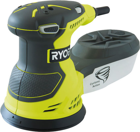 Ryobi ROS-300A Έκκεντρο Τριβείο 125mm Ρεύματος 300W με Ρύθμιση Ταχύτητας και με Σύστημα Αναρρόφησης