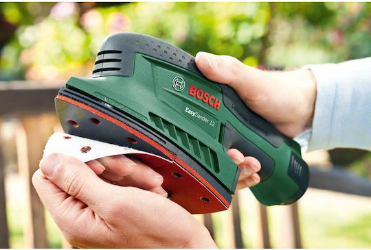 Bosch EasySander 12 Πολυτριβείο 12V Solo με Σύστημα Αναρρόφησης