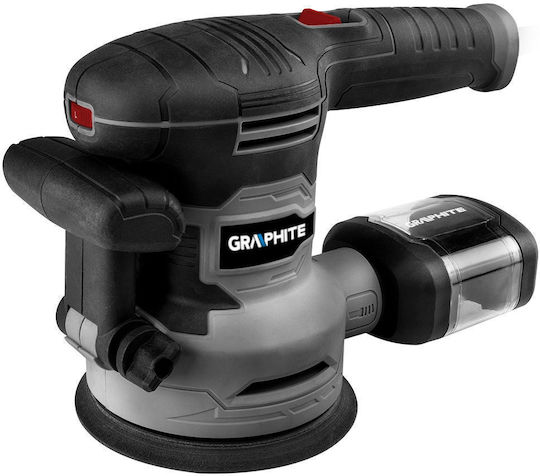 Graphite Έκκεντρο Τριβείο 150mm Ρεύματος 450W με Ρύθμιση Ταχύτητας και με Σύστημα Αναρρόφησης