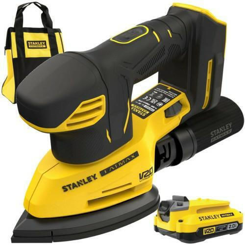 Stanley SFMCW221D1S Τριβείο Δέλτα 18V 1x2Ah με Ρύθμιση Ταχύτητας και με Σύστημα Αναρρόφησης