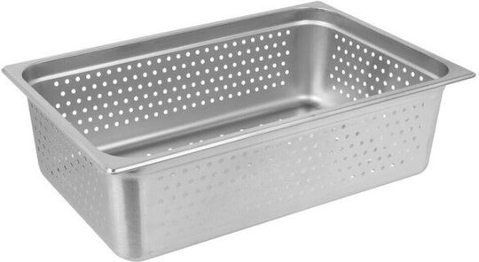 GTSA Διάτρητο Σκεύος Gastronorm Ανοξείδωτο GN1/1 με Βάθος 150mm
